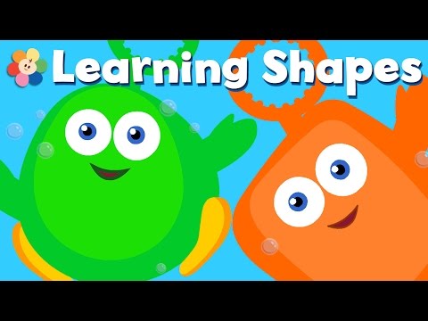 Shapes fun with Bubbles | Learning shapes for kids | Preschool Cartoons for Children | BabyFirst