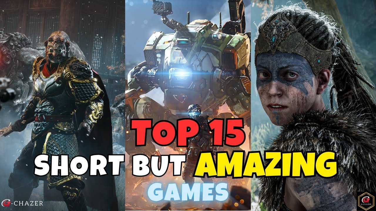 15 Best Single Player Games You Can Finish in Just 7 Hours