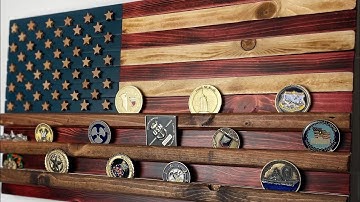 Wooden flag coin holder (how it’s made)