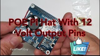 Raspberry Pi 3/4 WaveShare POE Hat | With 5 And 12 Volt Output