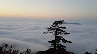 설악산 일몰 운무(20140925)