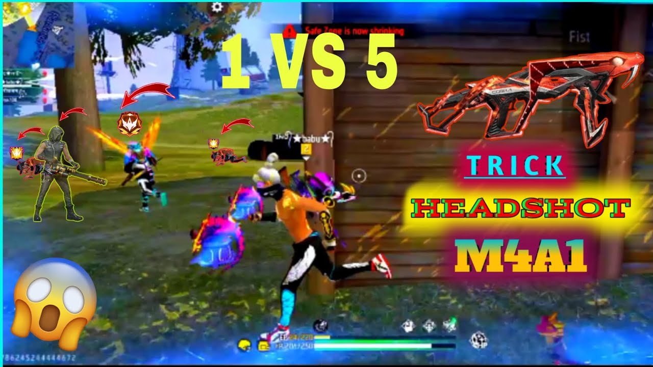 free fire Max 1VS 5 WOT 😱 BR rank headshot gameplay 🔥 Garena free fire ...