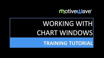 Working With Chart Windows in MotiveWave
