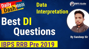 IBPS RRB PO Prelims  DI | Best DI Questions | Data Interpretation Solve with Sandeep Ji