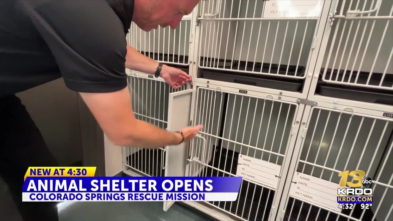 Colorado Springs Rescue Mission opens up new animal shelter inside their location