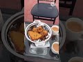 Beautiful weather with tea and onion pakora’s #yummy #tea #onionpakoda #foodie #weather #homemade