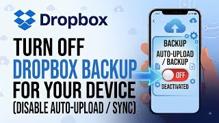How to turn off Backup in Dropbox