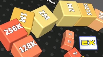 Cubes 2048.io Game  🎲 THIS IS THE HARDEST GAME 🎲 CUBES SNAKE 2048.io Gameplay