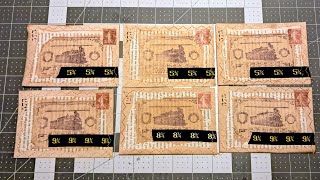DIY Train Theme Junk Journal Emphemera