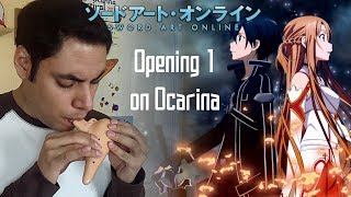 Sword Art Online - Opening 1 (Crossing Field) on Ocarina || Music Song Cover by David Erick Ramos chords