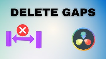 How to DELETE Gaps on the Timeline in DaVinci Resolve 18 (EASY)