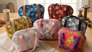 Beginner’s Guide: how to sew Dehlia Flower Pattern Bag for Girls