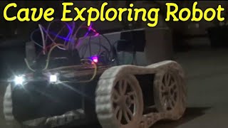 Bluetooth Interfaced Cave Exploring Rover using Arduino Uno with Arduino Motor Shield | Robot Car |