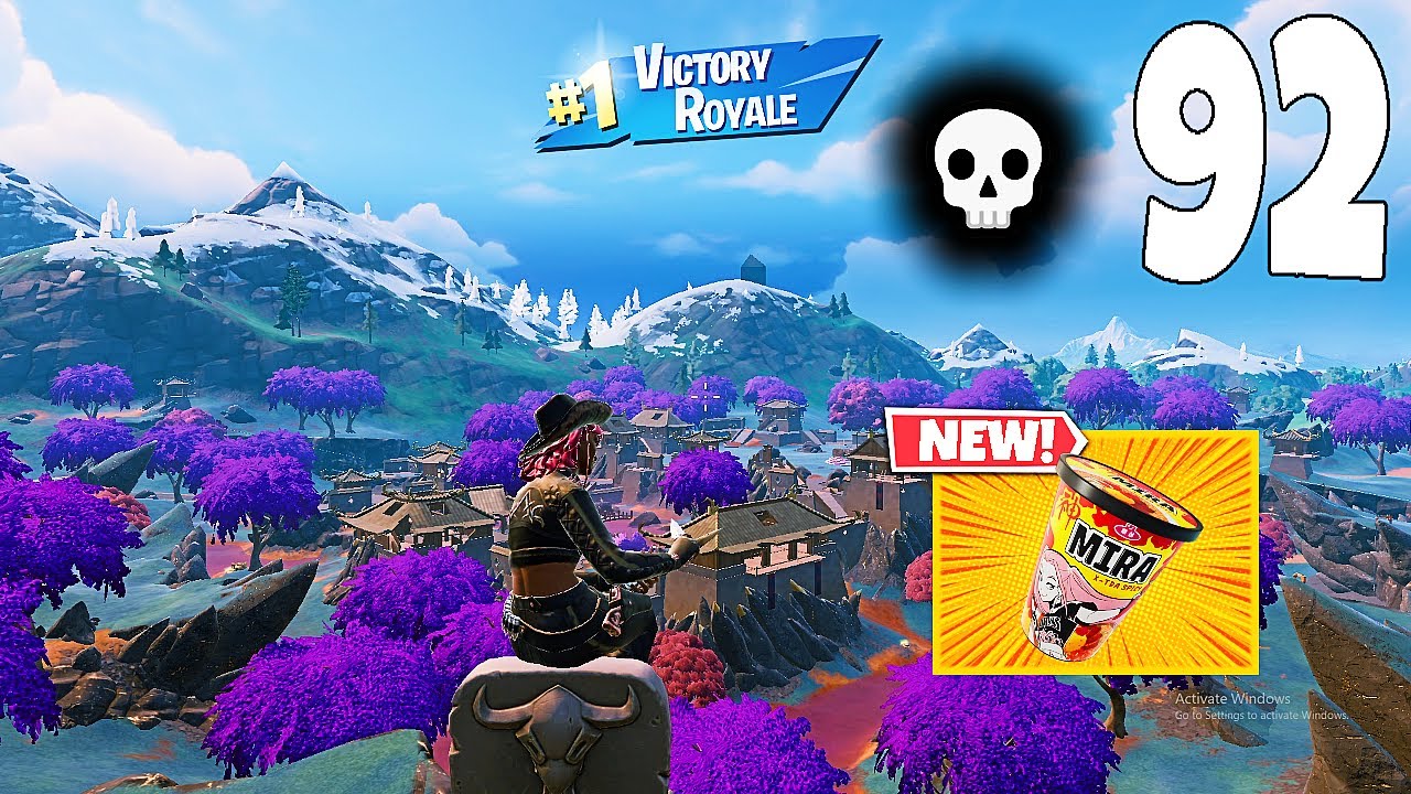 92 Elimination Solo Vs Squads "Zero Build" Gameplay Wins (NEW Fortnite Chapter 6 PC)