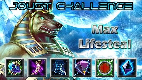 Smite - Joust 1v1 Challenge #1 - Anubis Max Lifesteal