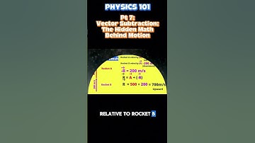 Physics Part 7: Mastering Vector Subtraction with 3 Examples