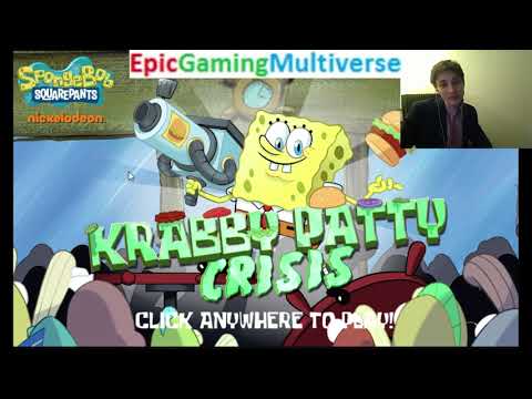 SpongeBob SquarePants Krabby Patty Crisis WalkThrough Part #1 (Surviving Waves 1 And 2) + Commentary