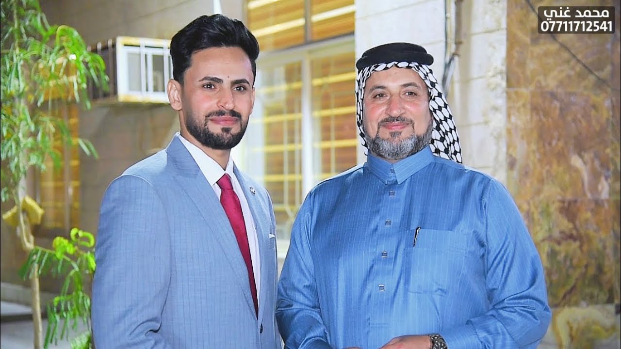 عقد قران حبيب مظاهر السوداني الف مبروك