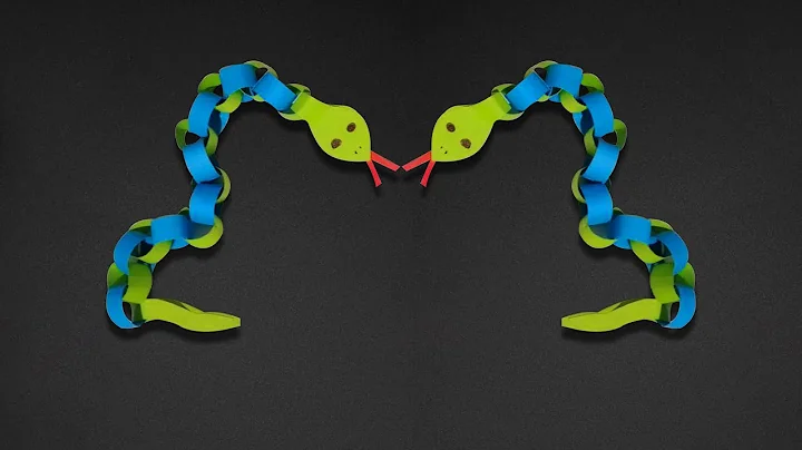 Amazing Paper Snake  Moving paper toys  Easy paper crafts