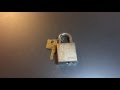 [185] Federal 100G Padlock (Solid Body Version) Picked and Gutted