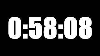 1 HOUR 5 MINUTE TIMER • 65 MINUTE COUNTDOWN TIMER ⏰ LOUD ALARM ⏰