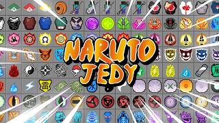 SAIU!!!NOVA ADDON NARUTO JEDY PARA MINECRAFT PE v26.1+ COM 500 MODOS DIFERENTES!😱😱😱(JEDY ULTRA)