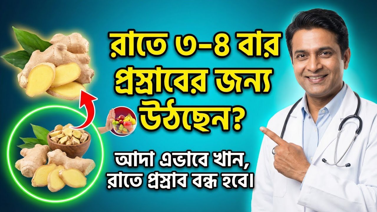 রাতের প্রস্রাব বন্ধ করুন প্রাকৃতিক উপায়ে | কোন ফল রাতে খাবেন না ।। আদা খাওয়ার সঠিক নিয়ম জানুন
