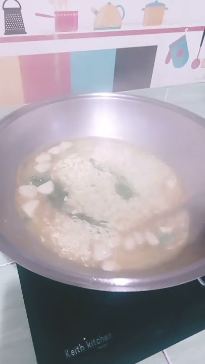 sup tarajun magie   fish ball   sawi pahit utk pusas moginum nanti #subscribe