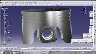 CATIA V5 | PISTON HEAD | DESIGN | TUTORIAL | FOR BEGINNERS*******