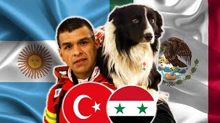 Perros de RESCATE Mexicanos y Argentinos en Turquía y Siria