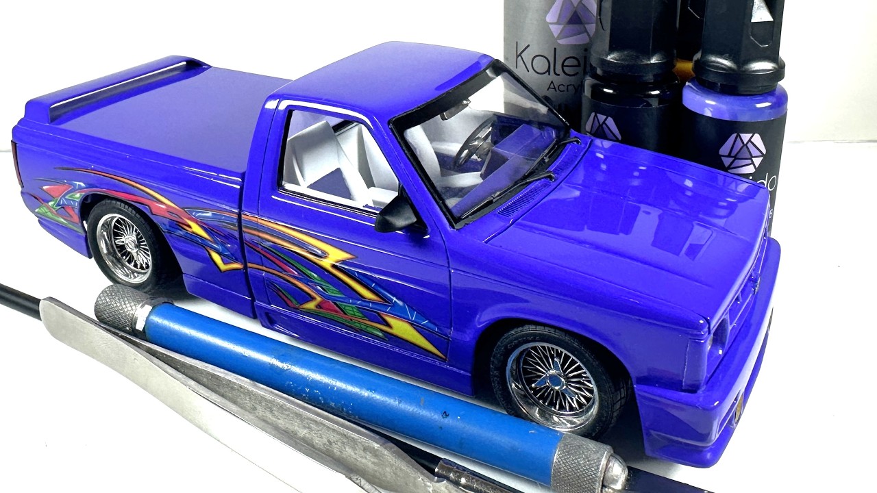 Using Kaleido Color on a 25 year old model kit. Revell Chevy S-10