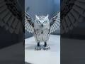 Guardian of the Night: Robotic Snowy Owl Unfolding 🦉✨