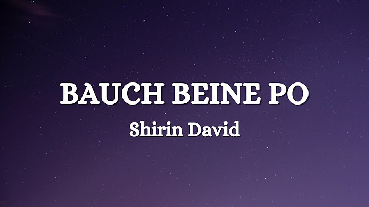 Shirin David - Bauch Beine Po (Lyrics)