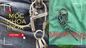 Móc khoá inox và cây tu vít inox mini #lymuivlog #mockhoainox #mockhoa