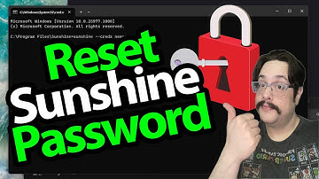 How to reset your Sunshine Password! QUICK/EASY!