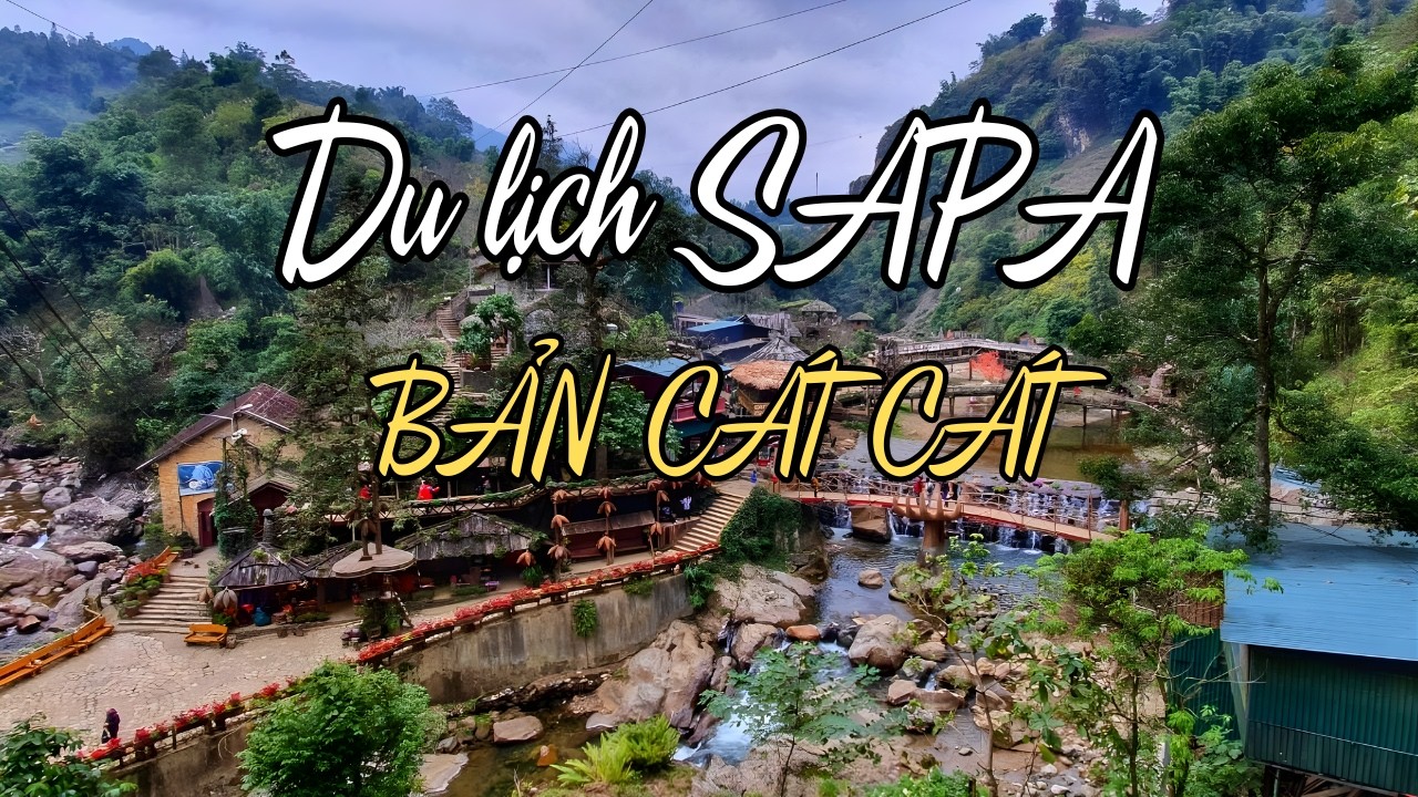 Khám phá Bản Cát Cát Sapa - Ngôi làng cổ đẹp nhất rừng Tây Bắc | Trung Đào Vlog