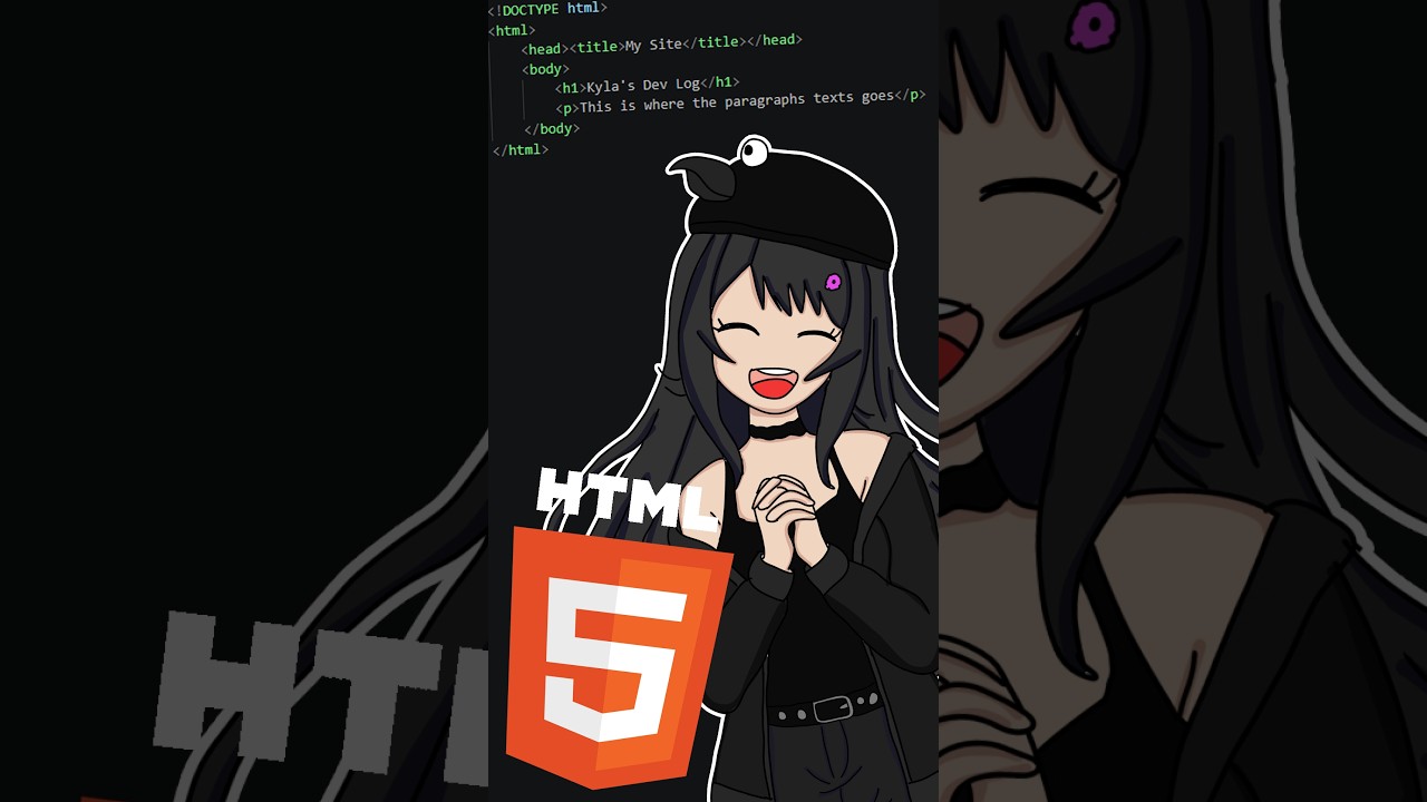 How to Add Paragraphs in HTML 🌐 #kyladoescoding #shorts #cs