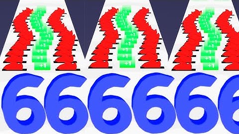 Merge Number Run Master Vs Canvas Run - All levels Up Number ( Math games ) Max levels, new update