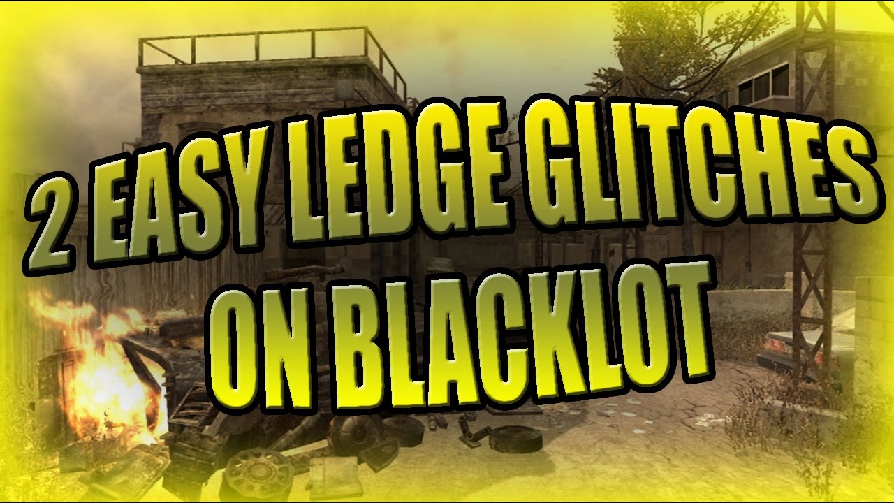2 EASY MWR GLITCHES | 2 EASY LEDGE GLITCHES ON BLACKLOT | COD 4 GLITCHES
