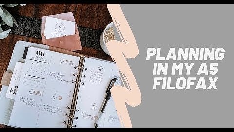 ♡ A5 Planner Setup! Ft. Cloth & Paper, Sequins & Paper, Sessa Vee #A5planner #clothandpaper