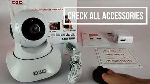 How to Install D8810_2MP Camera