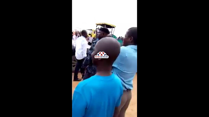 Akufo-Addo's bodyguard punches old man for protocol breach