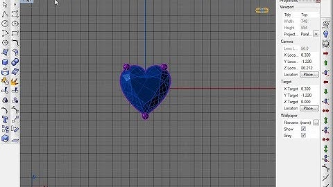 heart kolet gemvision matrix tutorial jewelry cad design rhino cad  matrix gem vision Tutorial