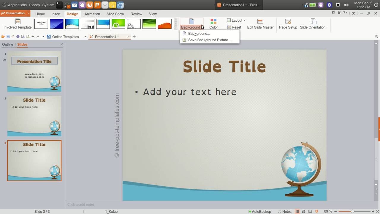 Review -Linux WPS Office - Powerpoint MoJo - YouTube