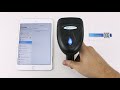 Netum NT-1228BL 1D, QR code scanner, Bluetooth/Wireless support IOS system, Android system, PC