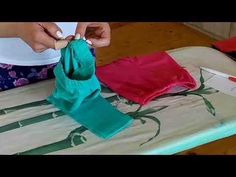 Как вшить или растянуть резинку в одежде. How to sew or stretch an elastic band in clothing