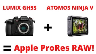 Съемка RAW видео на Panasonic Lumix Gh5S и Atomos Ninja V. Обновление прошивки Lumix.