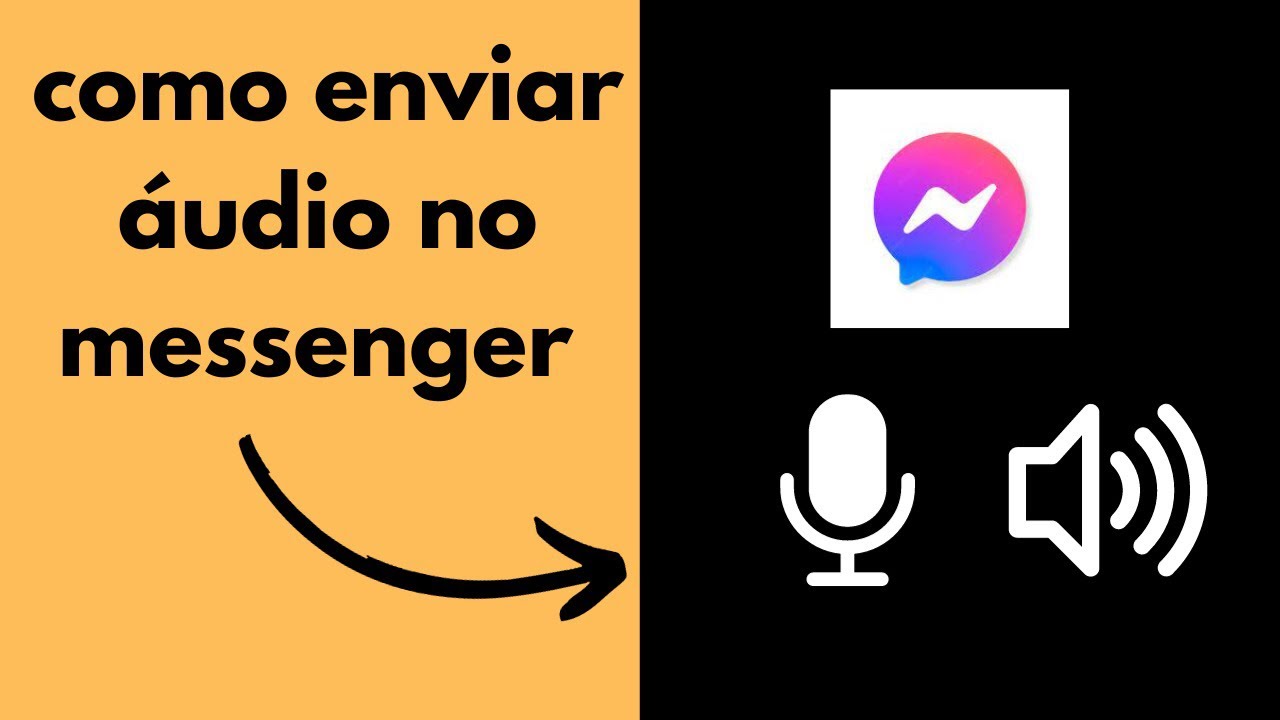 como enviar áudio no messenger - YouTube