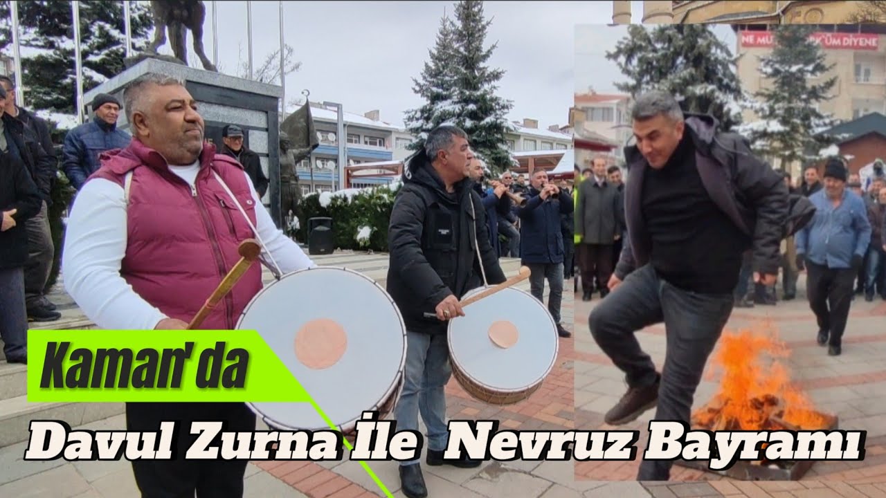 Kaman'da Davul Zurna ile Nevruz Şenlikleri 2025 #bayram #shorts