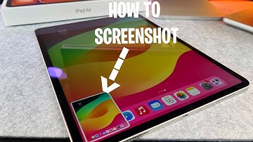 iPad Air M2 How To Take Screenshot